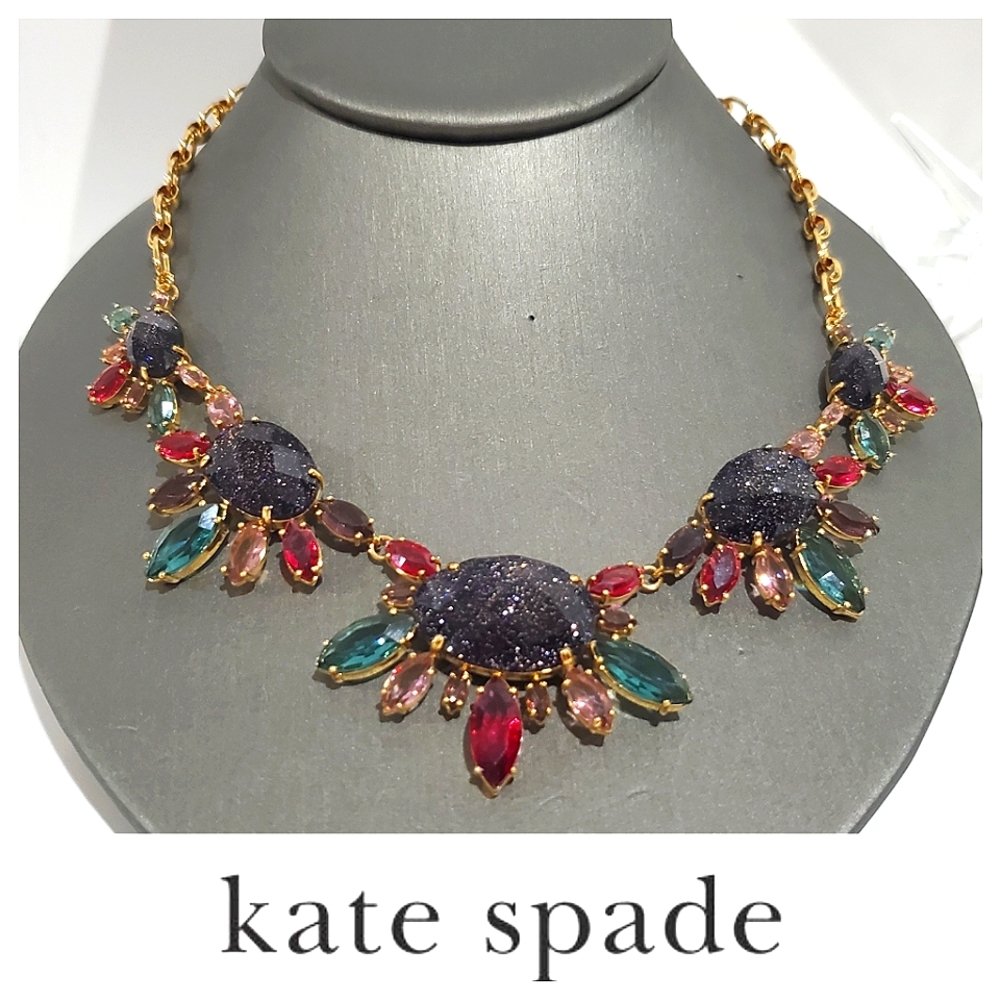 Gorgeous KATE SPADE Night Sky Jewels Statement Necklace